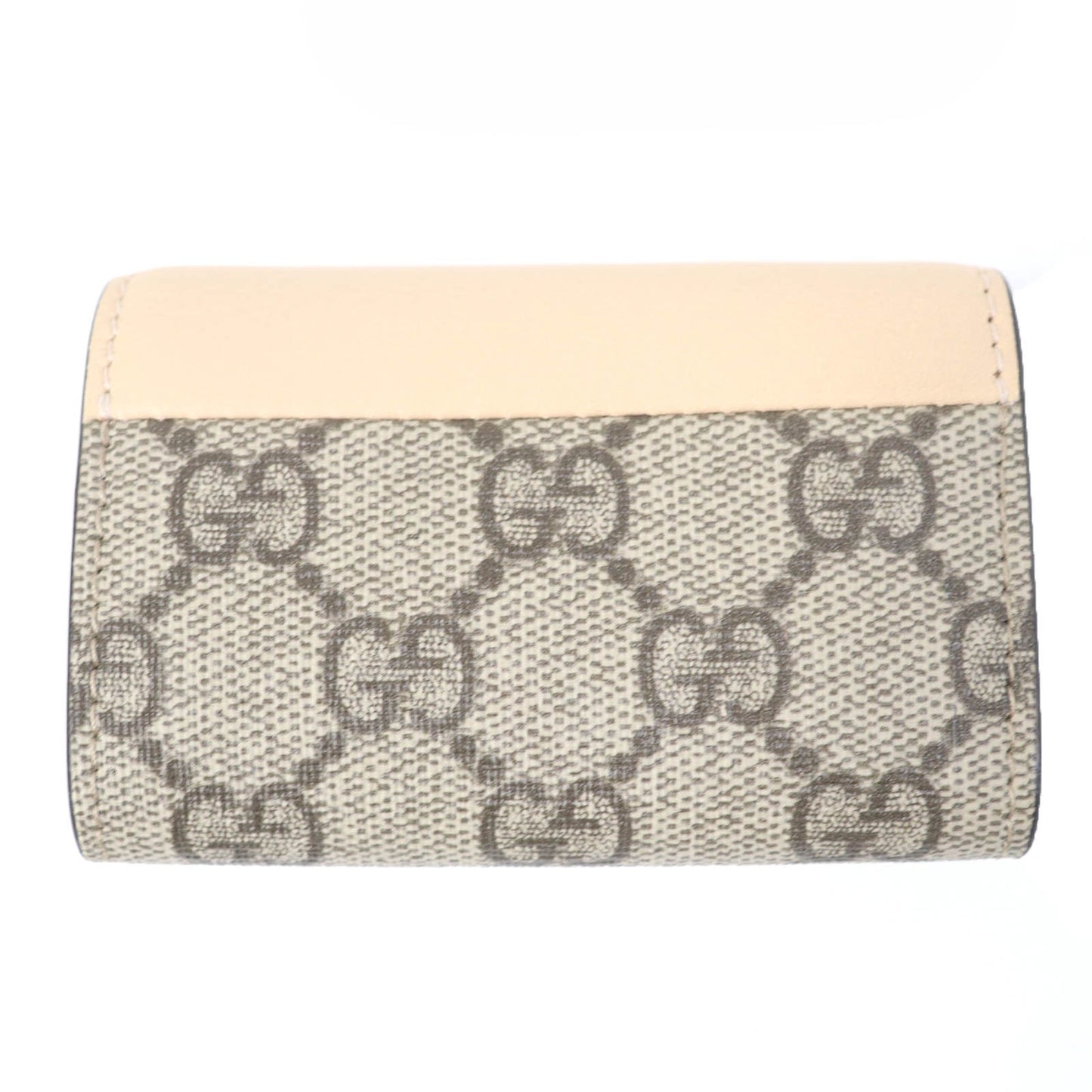GUCCI Key case Key holder 795649 leather beige Double G Key case Key holder