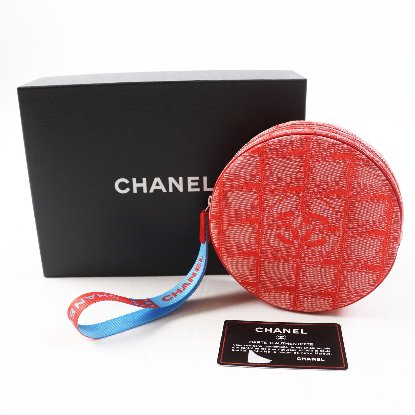 CHANEL Pouch 6859809 Nylon Red New travel line