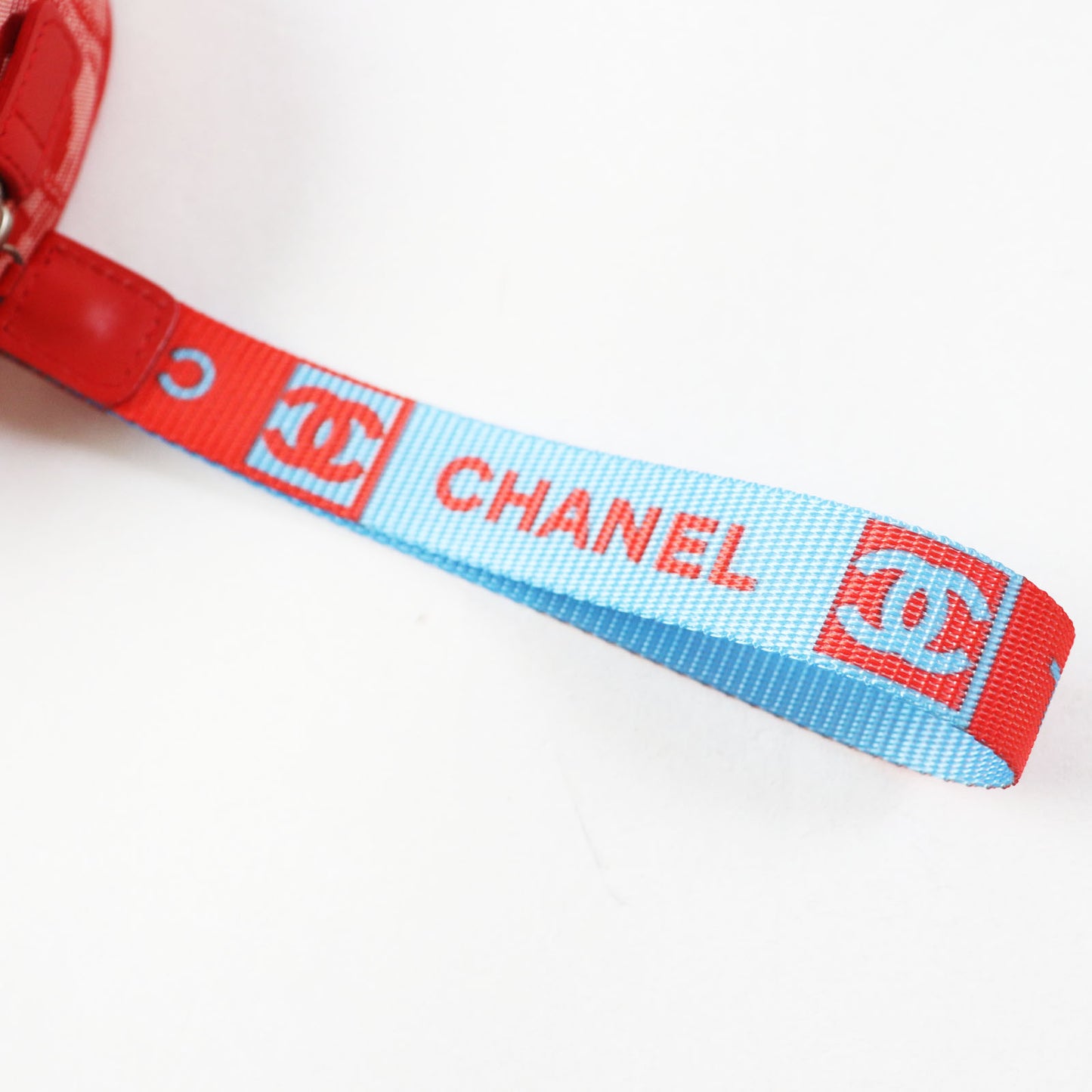CHANEL Pouch 6859809 Nylon Red New travel line