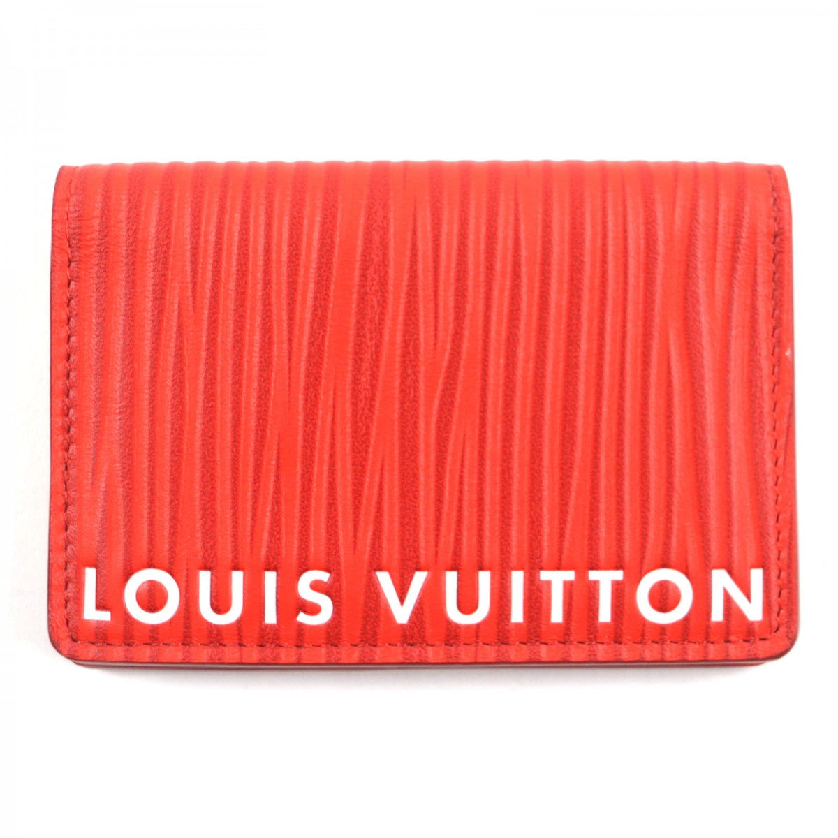 LOUIS VUITTON Card Case M23696 Epi XL Red Organizer De Poch