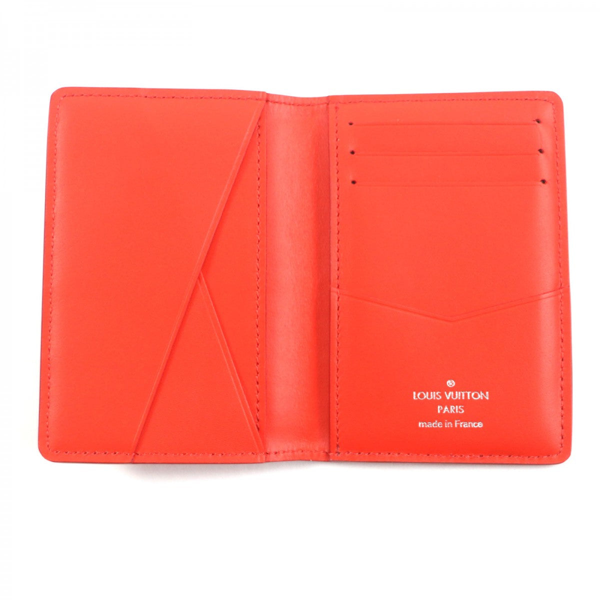 LOUIS VUITTON Card Case M23696 Epi XL Red Organizer De Poch