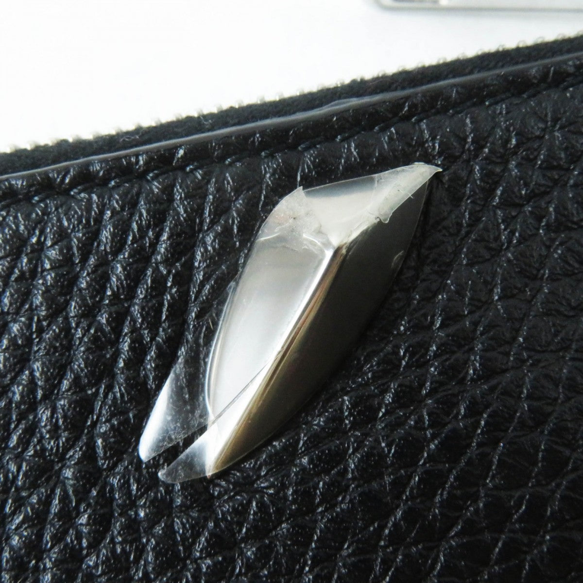 FENDI Coin case leather yellow Bugseye