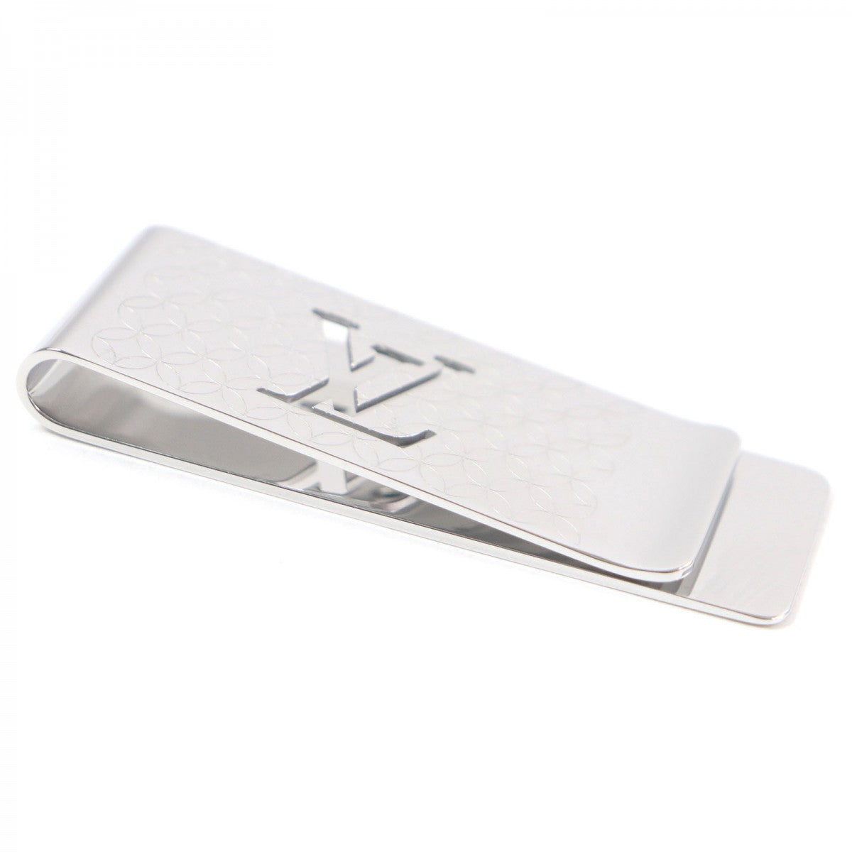 LOUIS VUITTON Money clip M65041 Stainless Steel Silver Pans vie-Champs Elysées