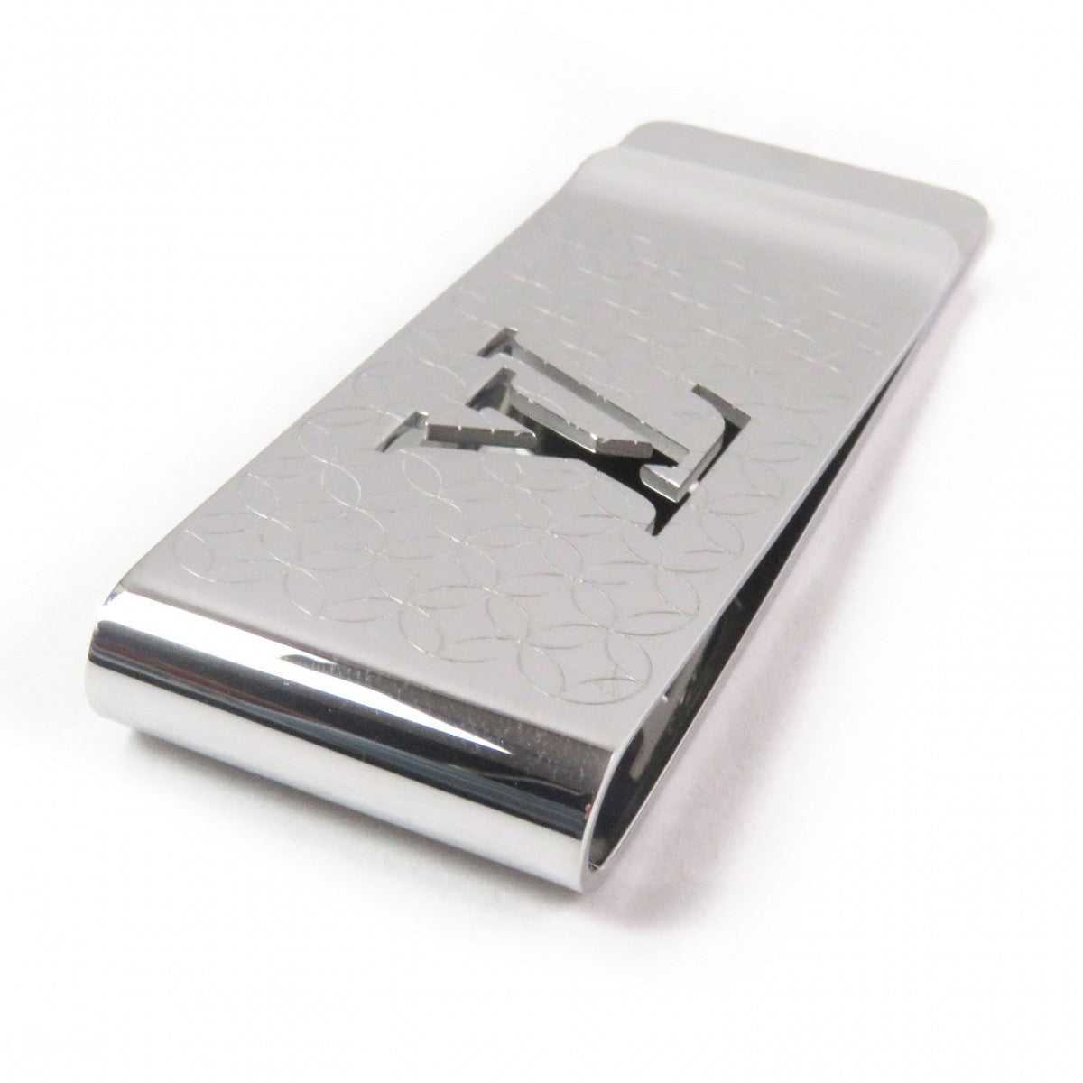 LOUIS VUITTON Money clip M65041 Stainless Steel Silver Pans vie-Champs Elysées