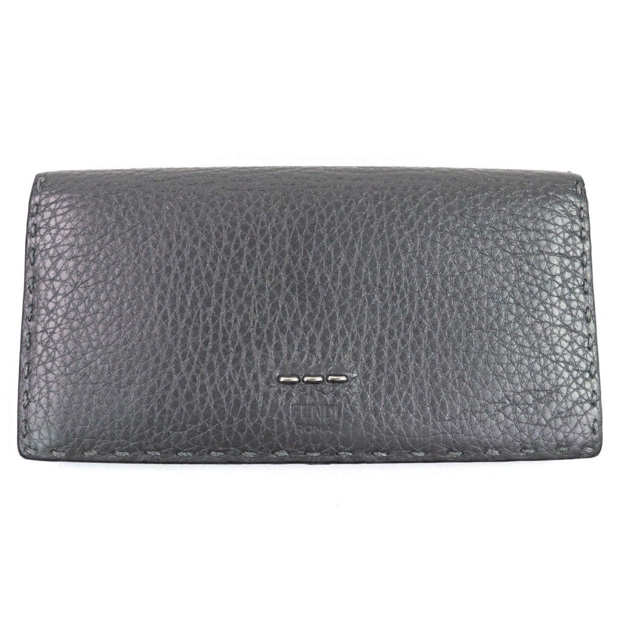 FENDI Long Wallet Purse 7M0186 Calfskin gray SELLERIA SELLERIA