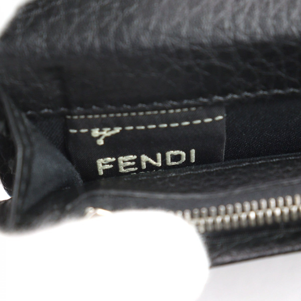 FENDI Long Wallet Purse 7M0186 Calfskin gray SELLERIA SELLERIA