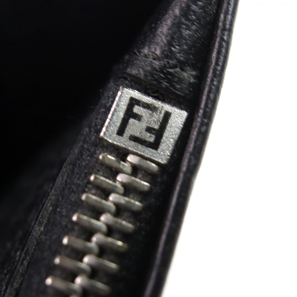 FENDI Long Wallet Purse 7M0186 Calfskin gray SELLERIA SELLERIA