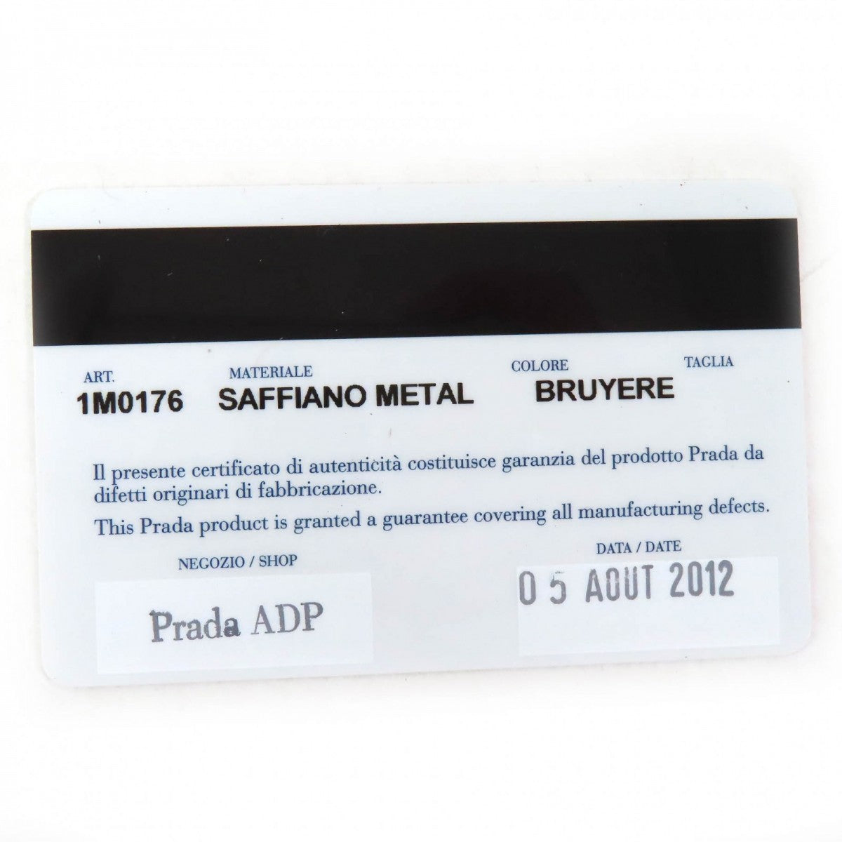 PRADA Tri-fold wallet 1M0176 Safiano leather BRUYERE Pink type SAFFIANO METAL