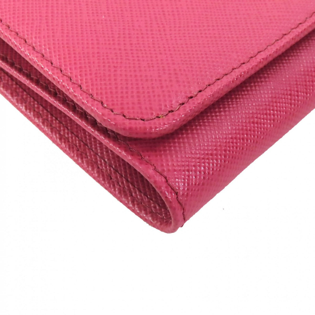 PRADA Tri-fold wallet 1M0176 Safiano leather BRUYERE Pink type SAFFIANO METAL