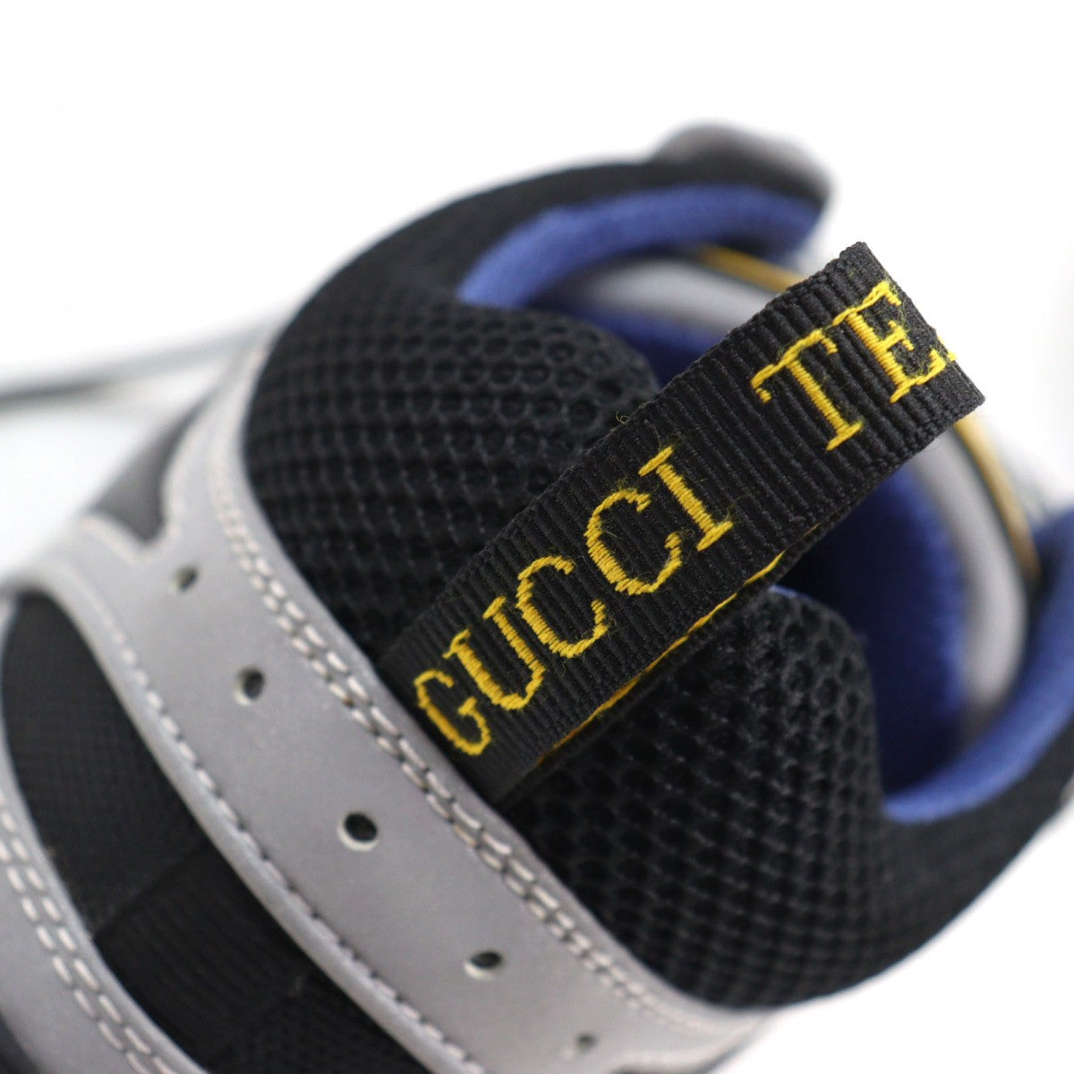 GUCCI sneakers Calf leather Gray type Flashtrek Flashtrek 7