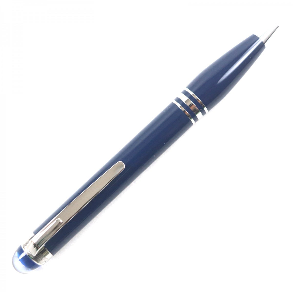 MONTBLANC Ballpoint pen metal Two-tone (navy) Starwalker New Blue Planet Blue Dome