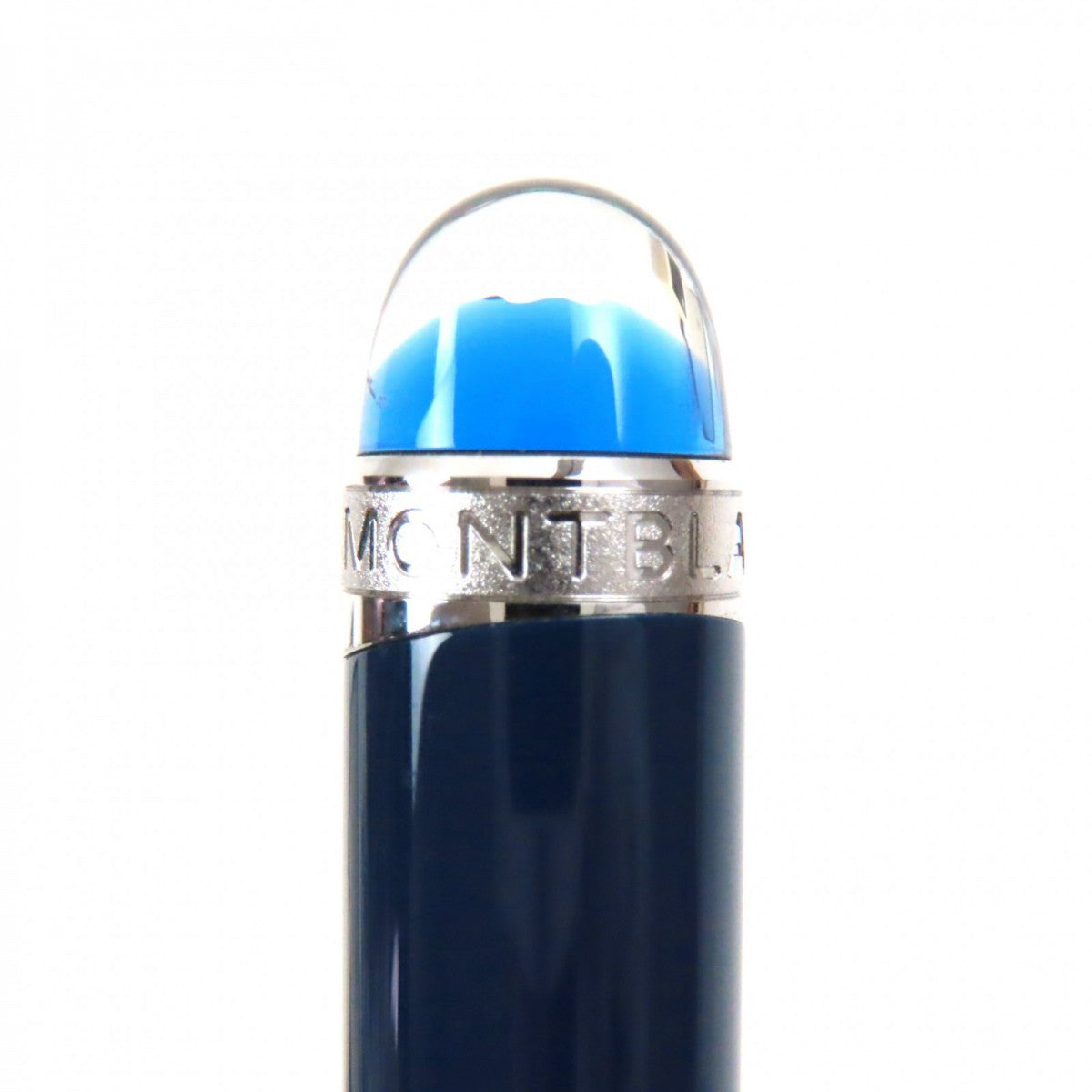 MONTBLANC Ballpoint pen metal Two-tone (navy) Starwalker New Blue Planet Blue Dome