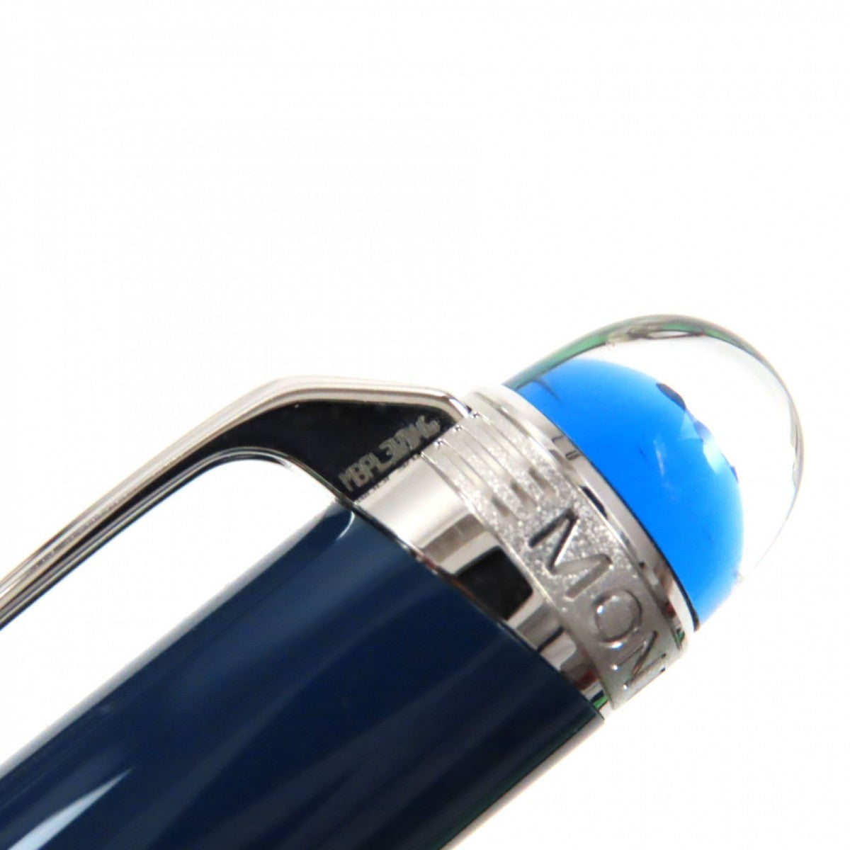 MONTBLANC Ballpoint pen metal Two-tone (navy) Starwalker New Blue Planet Blue Dome