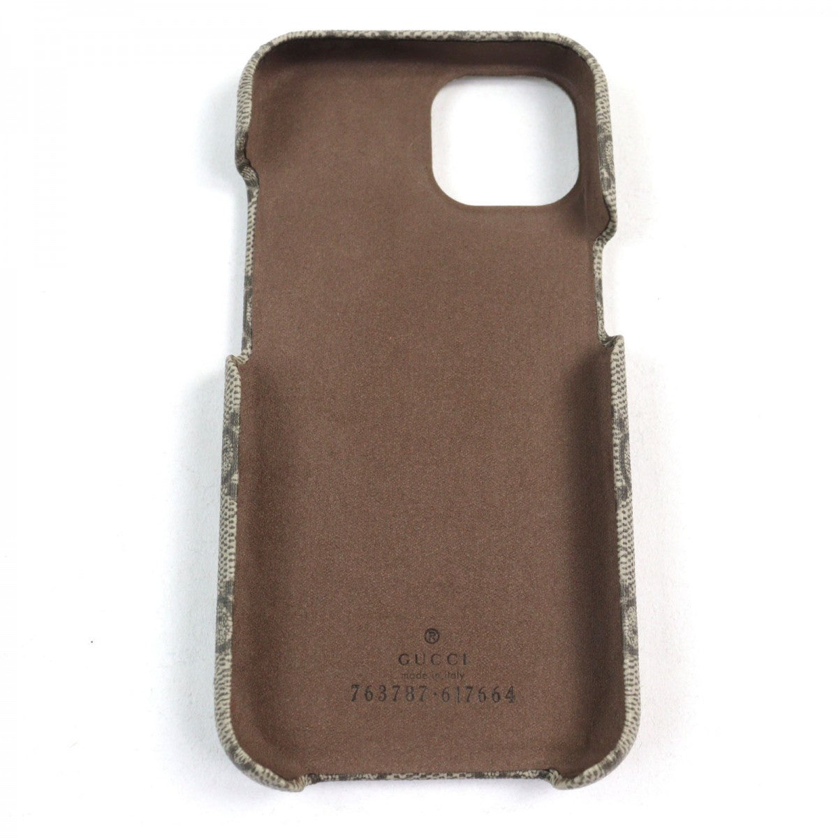 GUCCI iPhone case 763787 GG Supreme Canvas Beige type