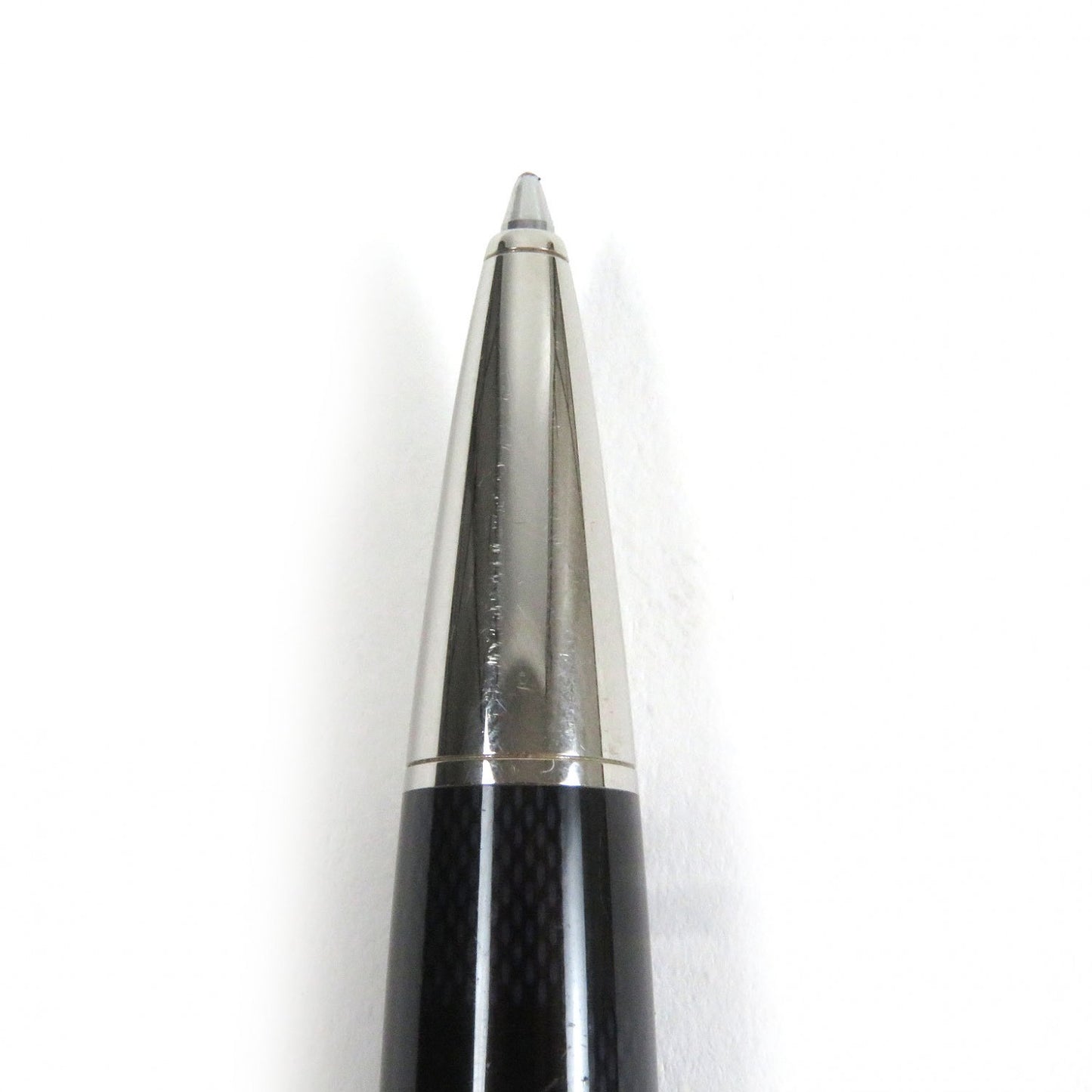 LOUIS VUITTON Ballpoint pen N79003 lacquer Black Silver Grand Tour Damier Graphite