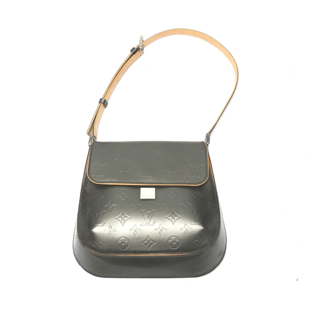 LOUIS VUITTON Shoulder Bag M55152 Monogram Matte Leather Noir Webster Street