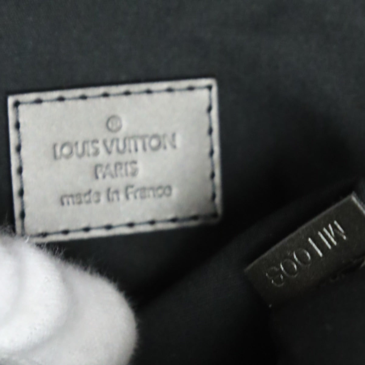 LOUIS VUITTON Shoulder Bag M55152 Monogram Matte Leather Noir Webster Street