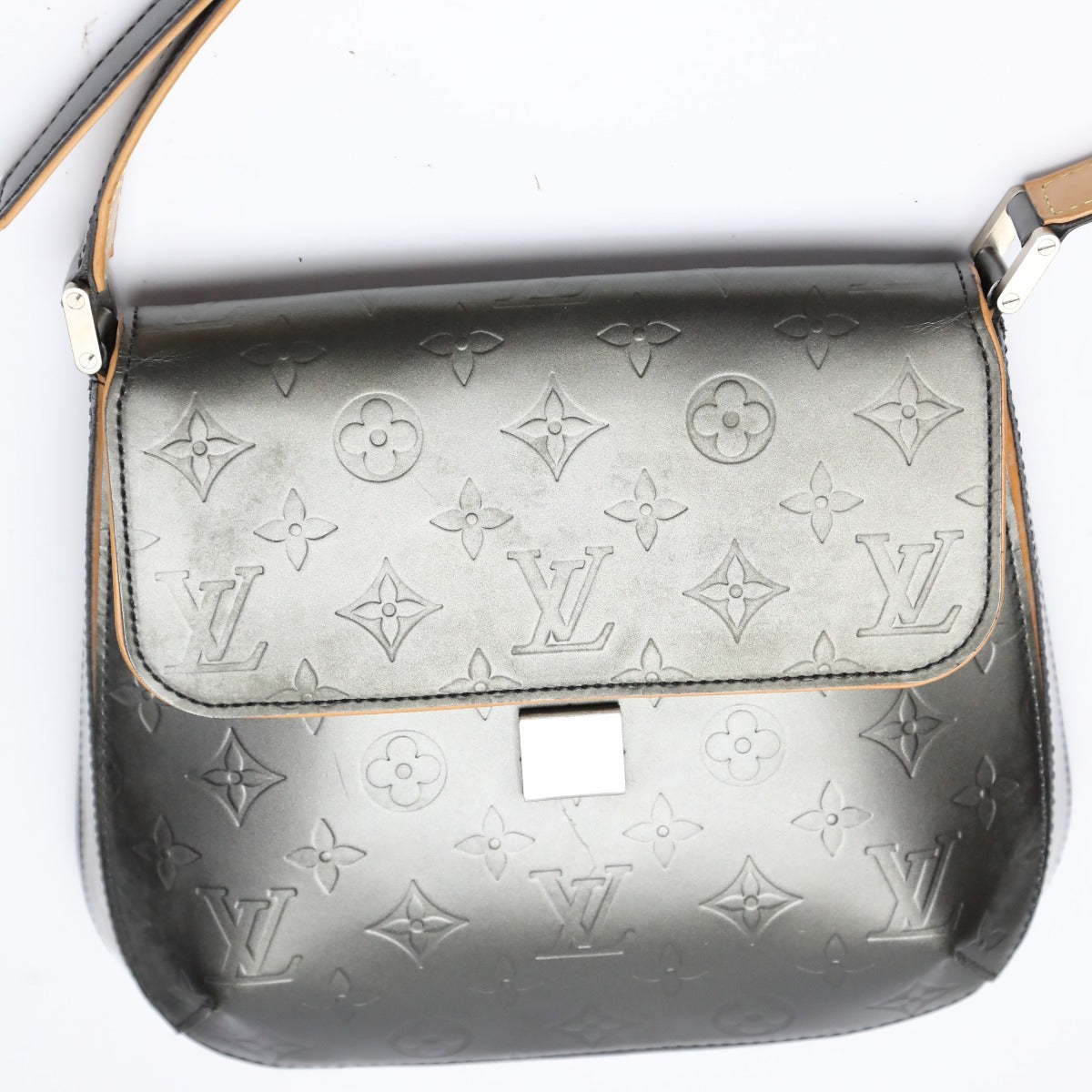 LOUIS VUITTON Shoulder Bag M55152 Monogram Matte Leather Noir Webster Street