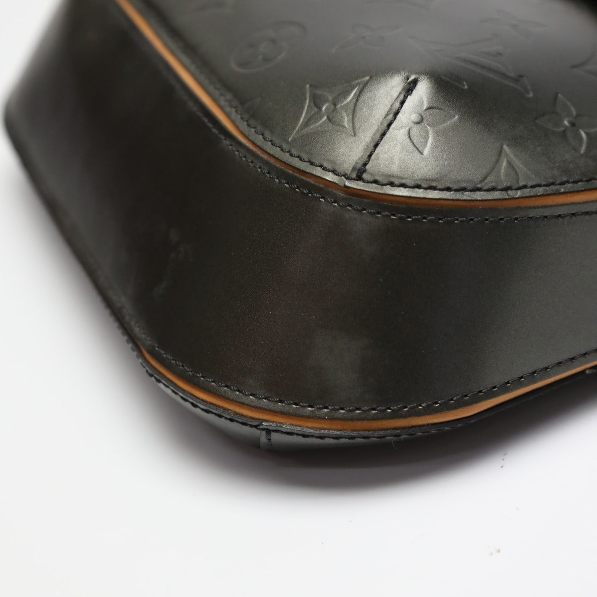 LOUIS VUITTON Shoulder Bag M55152 Monogram Matte Leather Noir Webster Street