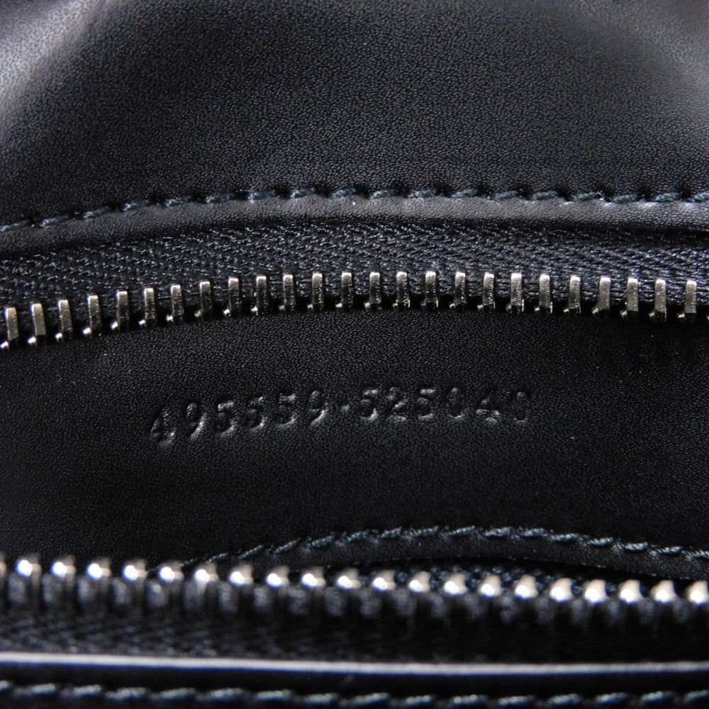 GUCCI Tote Bag 495559 K5IAN 1095 Soft GG Supreme canvas (polyurethane finish) x Calfskin black Soft GG Supreme Web stripe tote