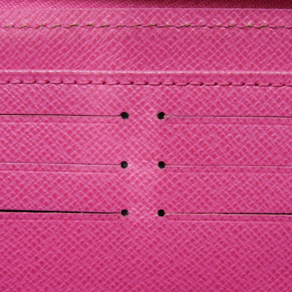 LOUIS VUITTON Long Wallet Purse M80113 Epi leather x grain leather Rose Pondicherry Epi Zippy wallet