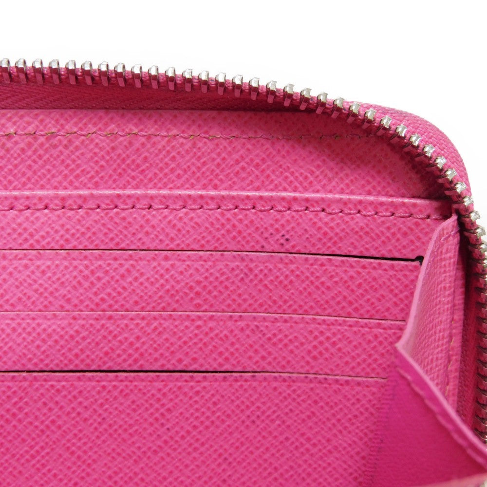 LOUIS VUITTON Long Wallet Purse M80113 Epi leather x grain leather Rose Pondicherry Epi Zippy wallet