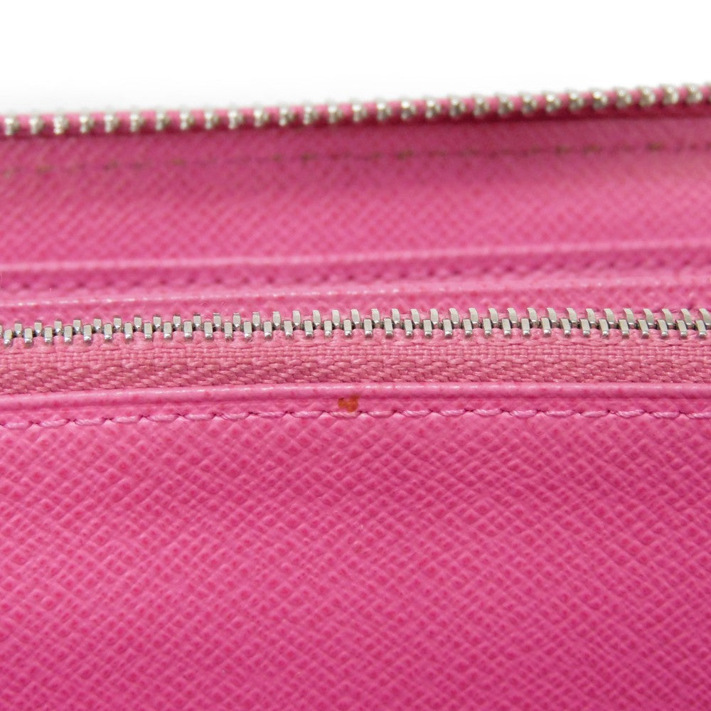 LOUIS VUITTON Long Wallet Purse M80113 Epi leather x grain leather Rose Pondicherry Epi Zippy wallet