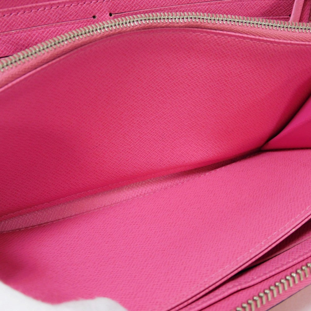 LOUIS VUITTON Long Wallet Purse M80113 Epi leather x grain leather Rose Pondicherry Epi Zippy wallet