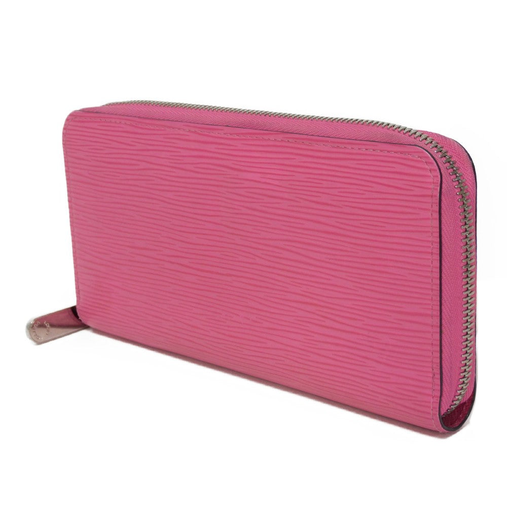 LOUIS VUITTON Long Wallet Purse M80113 Epi leather x grain leather Rose Pondicherry Epi Zippy wallet