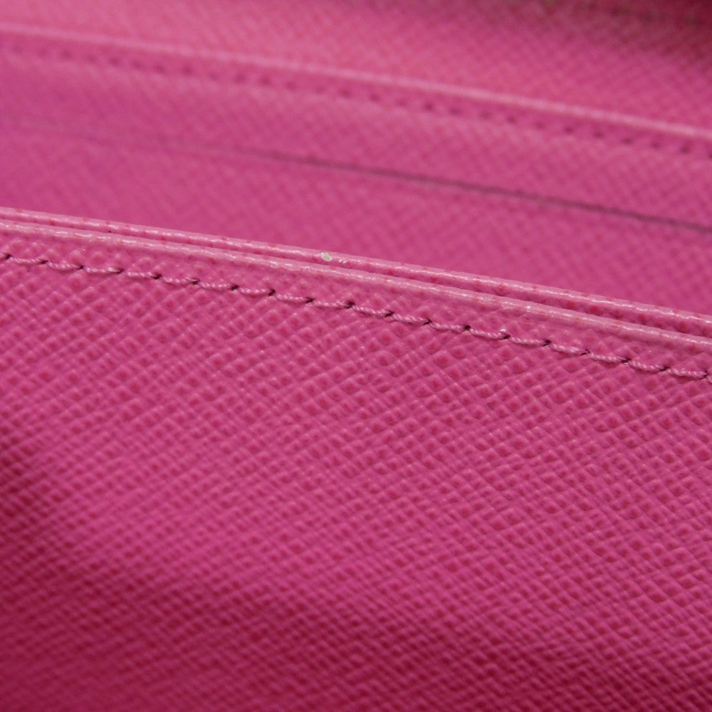 LOUIS VUITTON Long Wallet Purse M80113 Epi leather x grain leather Rose Pondicherry Epi Zippy wallet