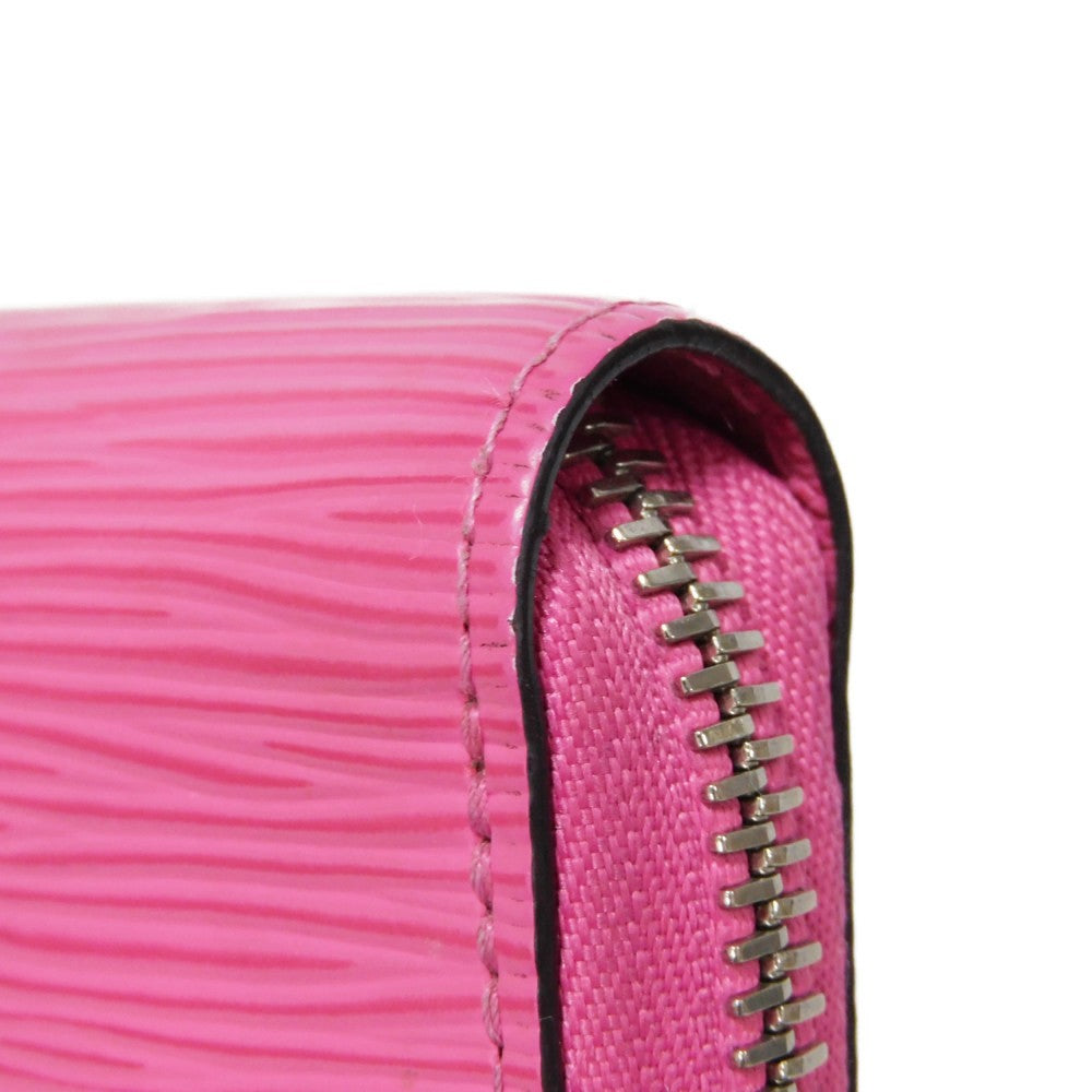 LOUIS VUITTON Long Wallet Purse M80113 Epi leather x grain leather Rose Pondicherry Epi Zippy wallet