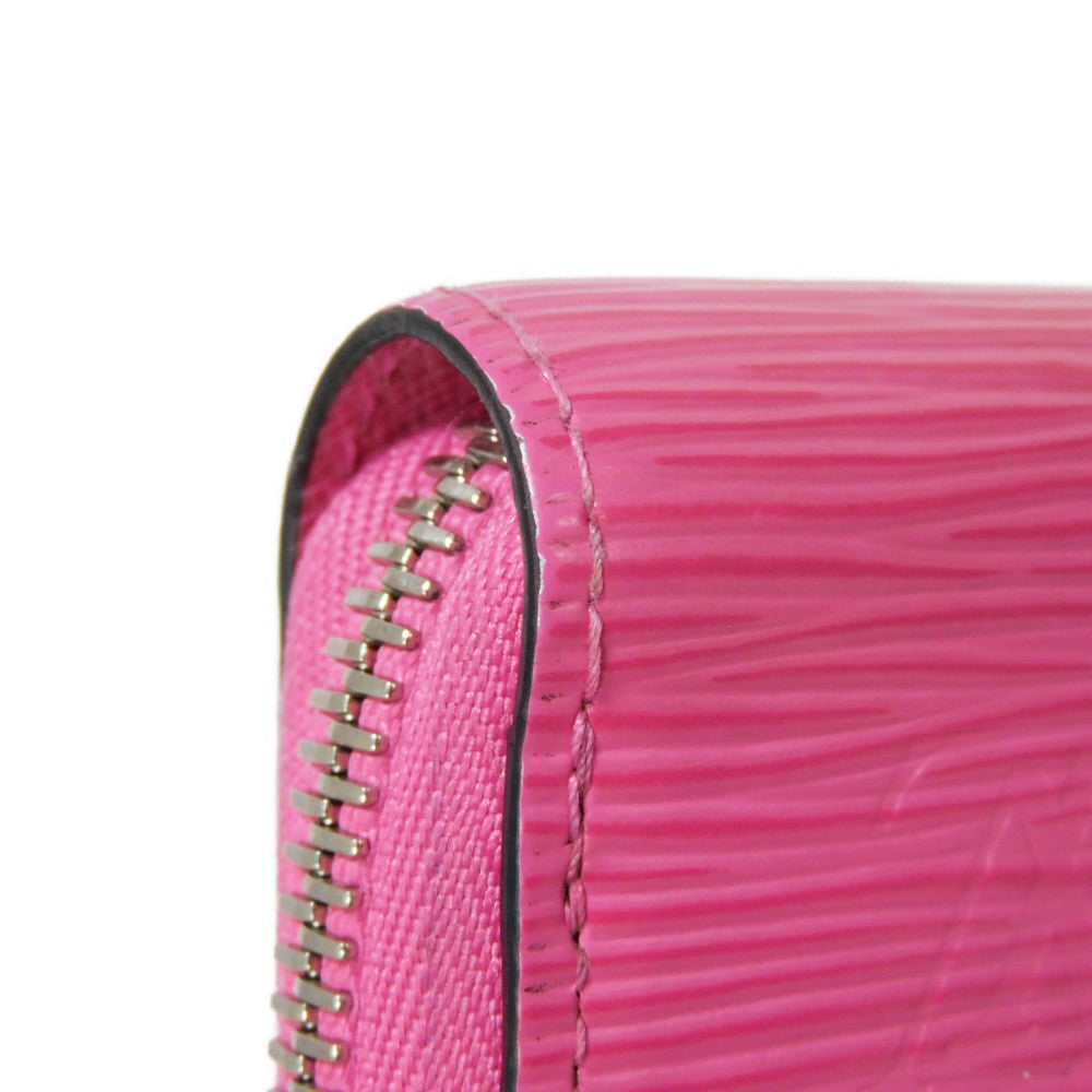 LOUIS VUITTON Long Wallet Purse M80113 Epi leather x grain leather Rose Pondicherry Epi Zippy wallet