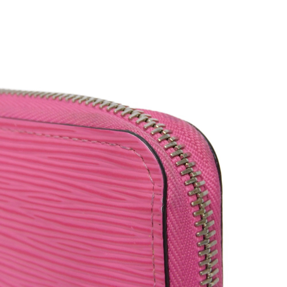 LOUIS VUITTON Long Wallet Purse M80113 Epi leather x grain leather Rose Pondicherry Epi Zippy wallet