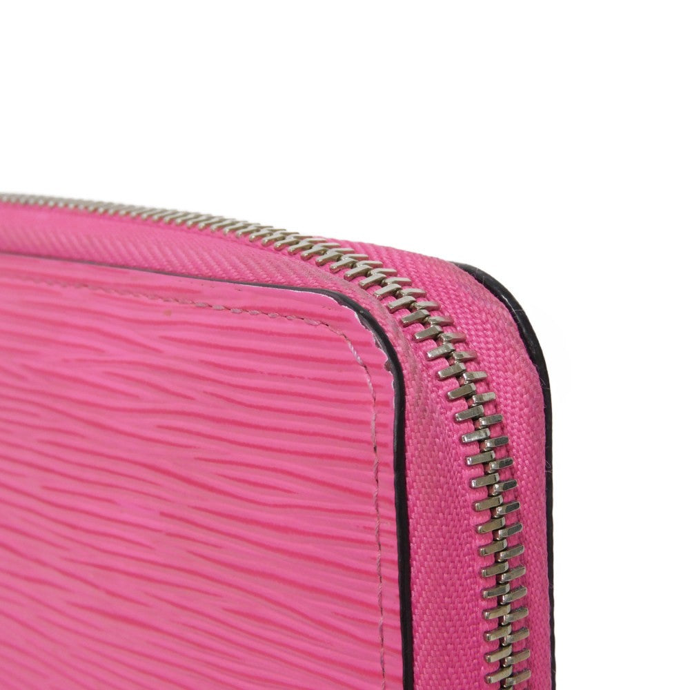 LOUIS VUITTON Long Wallet Purse M80113 Epi leather x grain leather Rose Pondicherry Epi Zippy wallet