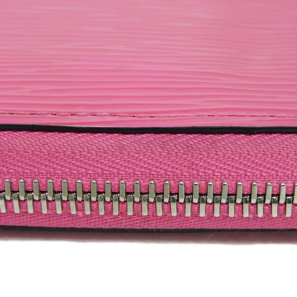 LOUIS VUITTON Long Wallet Purse M80113 Epi leather x grain leather Rose Pondicherry Epi Zippy wallet