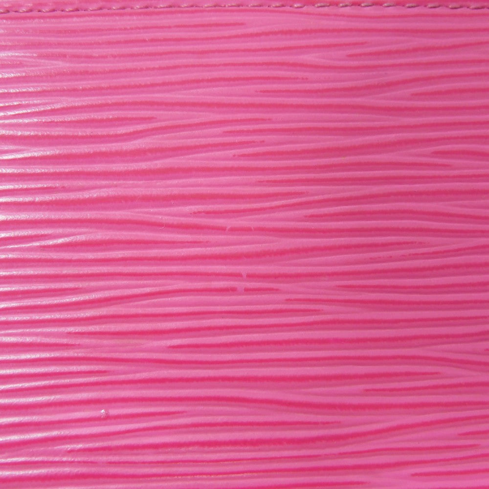 LOUIS VUITTON Long Wallet Purse M80113 Epi leather x grain leather Rose Pondicherry Epi Zippy wallet