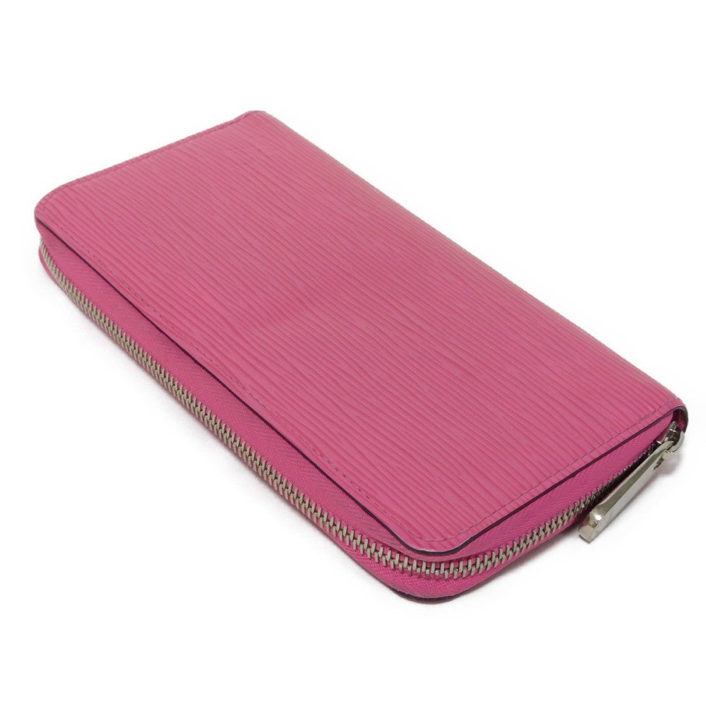 LOUIS VUITTON Long Wallet Purse M80113 Epi leather x grain leather Rose Pondicherry Epi Zippy wallet