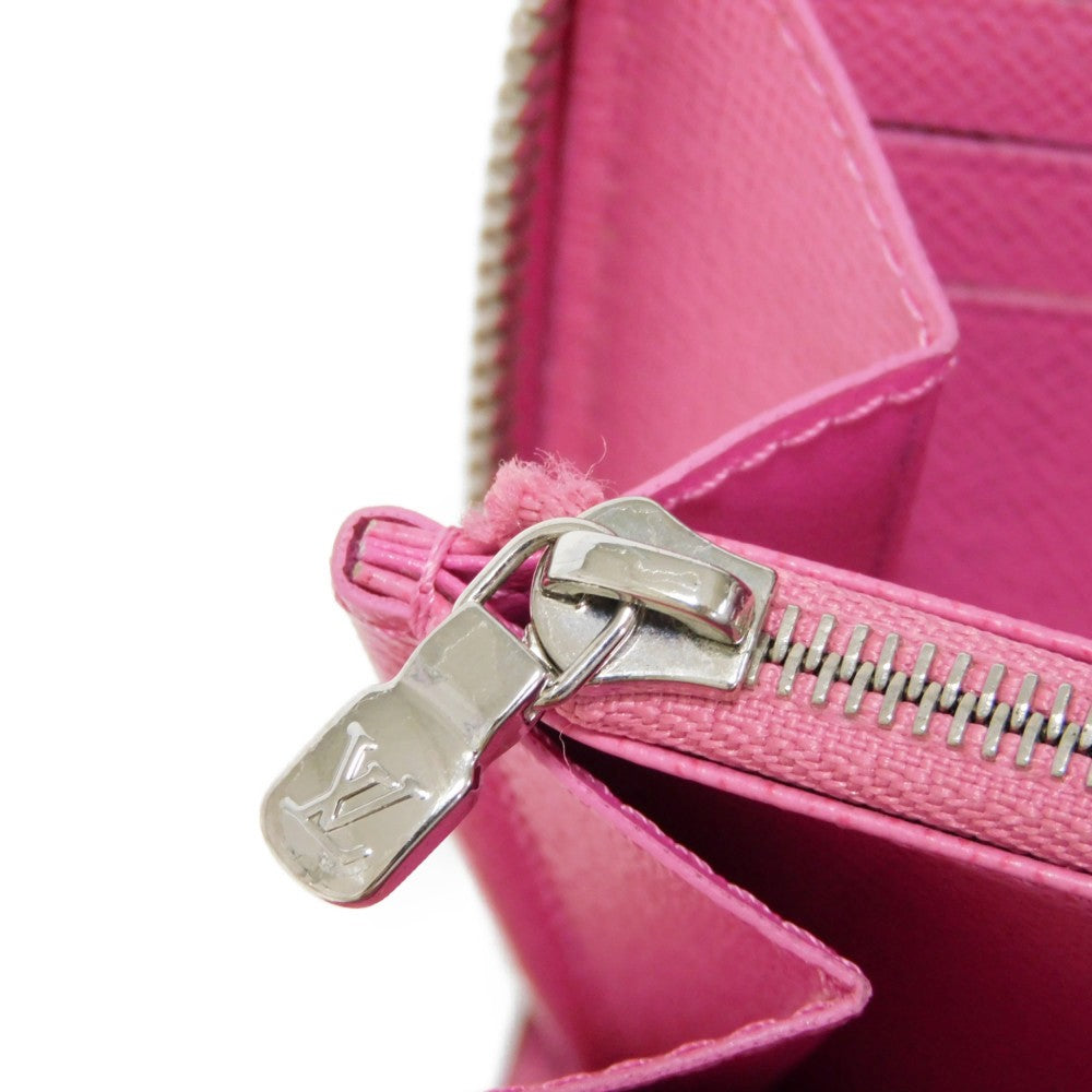 LOUIS VUITTON Long Wallet Purse M80113 Epi leather x grain leather Rose Pondicherry Epi Zippy wallet