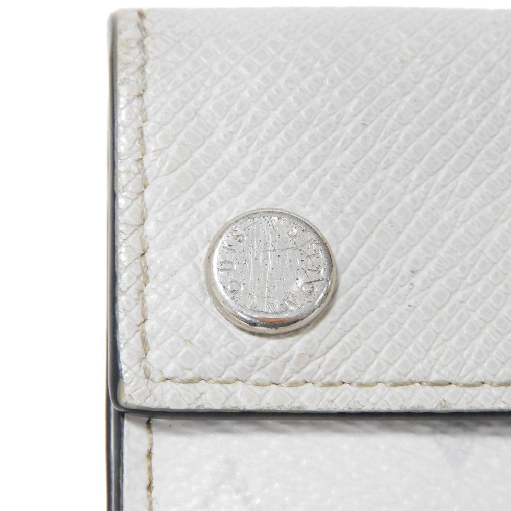 LOUIS VUITTON Tri-fold wallet M67621 Taiga leather x monogram canvas x smooth leather Antarctica Taiga Lama Monogram Discovery compact wallet