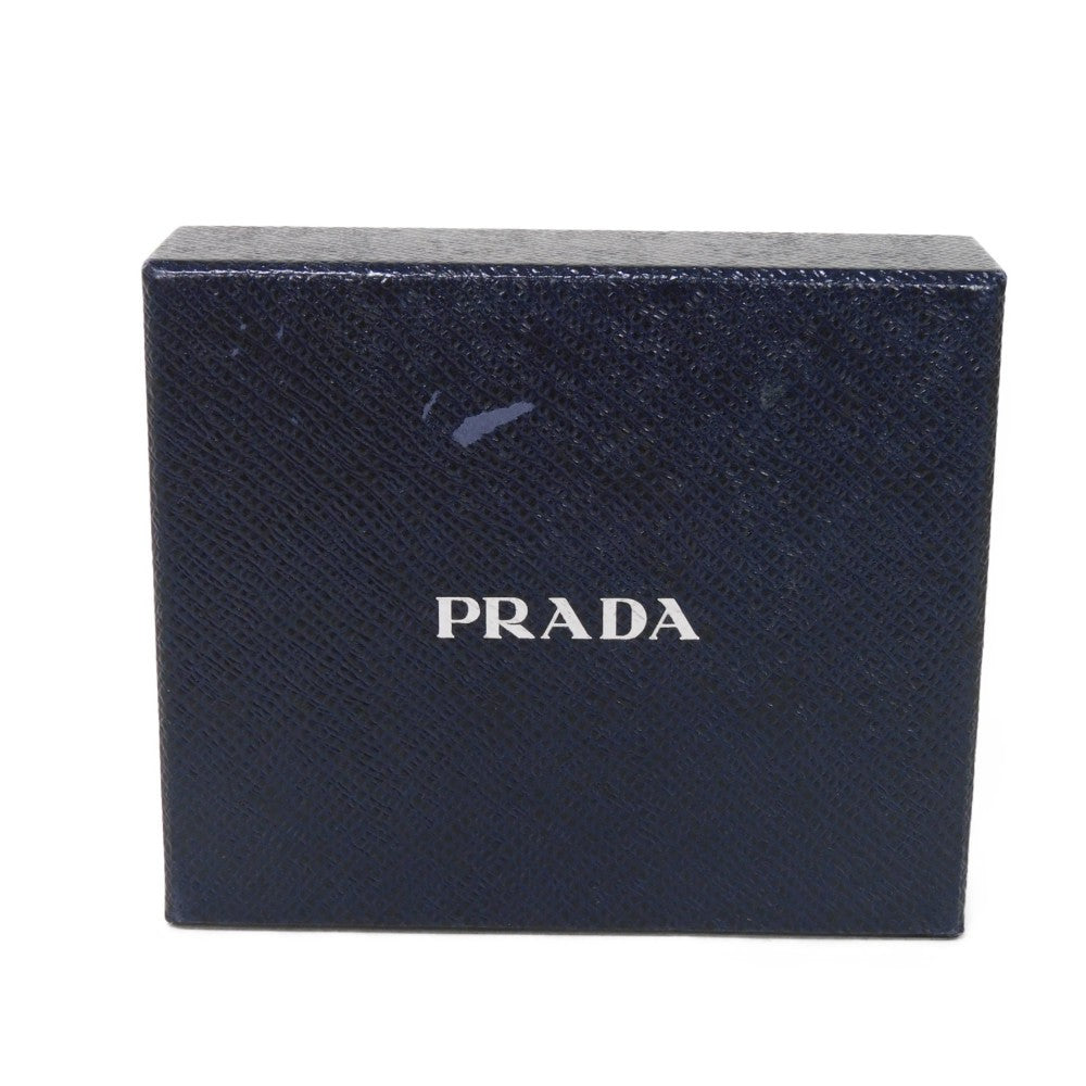 PRADA Tri-fold wallet 1MH021 QWA F0505 Safiano leather (stamped) Peonia logo metal Saffiano Mini Wallet