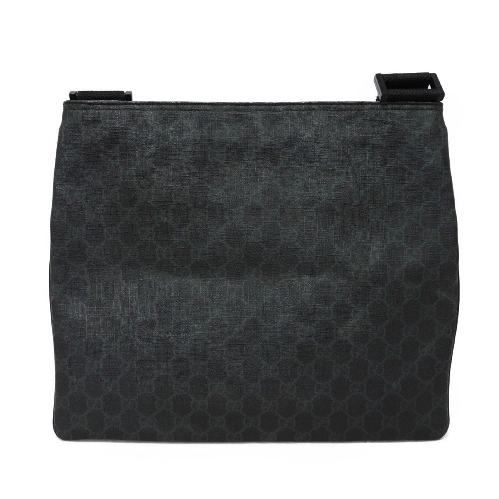 GUCCI Shoulder Bag 162904 GG Plus Canvas (PVC-coated) x Calfskin Leather black GG plus Medium messenger bag