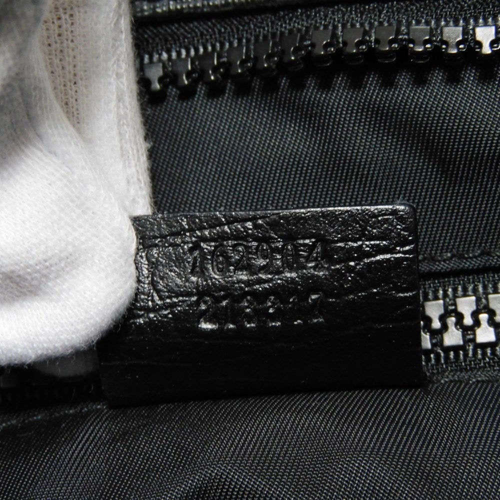 GUCCI Shoulder Bag 162904 GG Plus Canvas (PVC-coated) x Calfskin Leather black GG plus Medium messenger bag