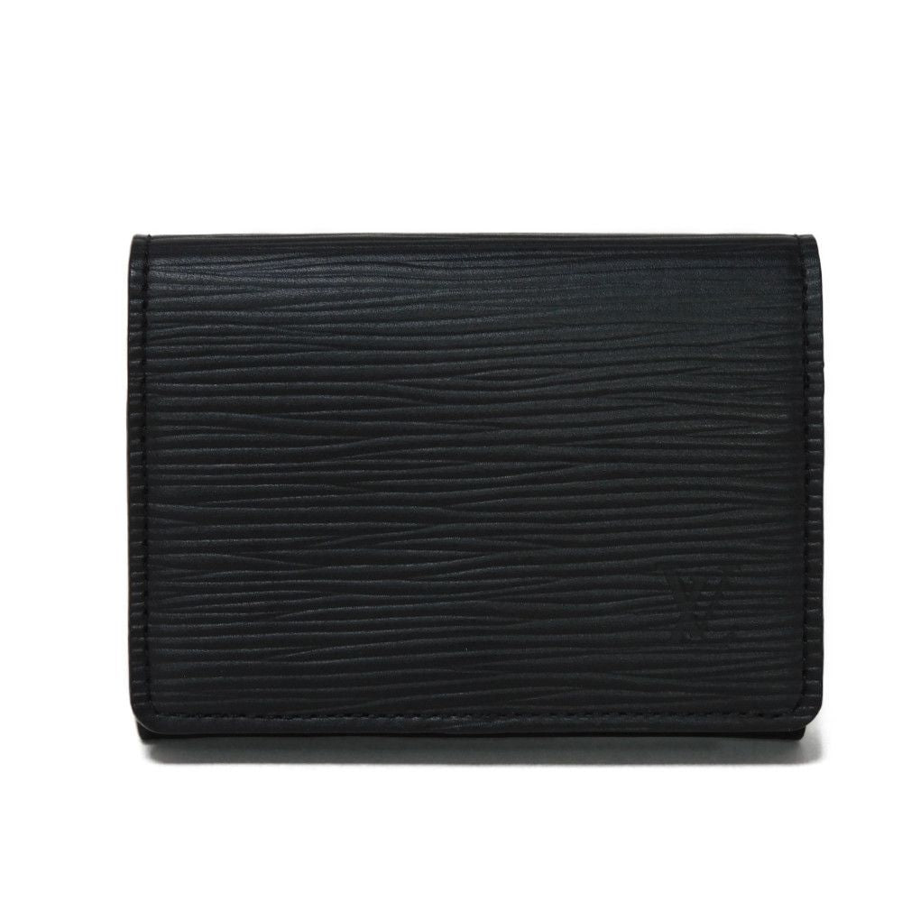 LOUIS VUITTON Card Case M62292 Epi leather x grain leather Noir Epi Anneveld Cult de Visit