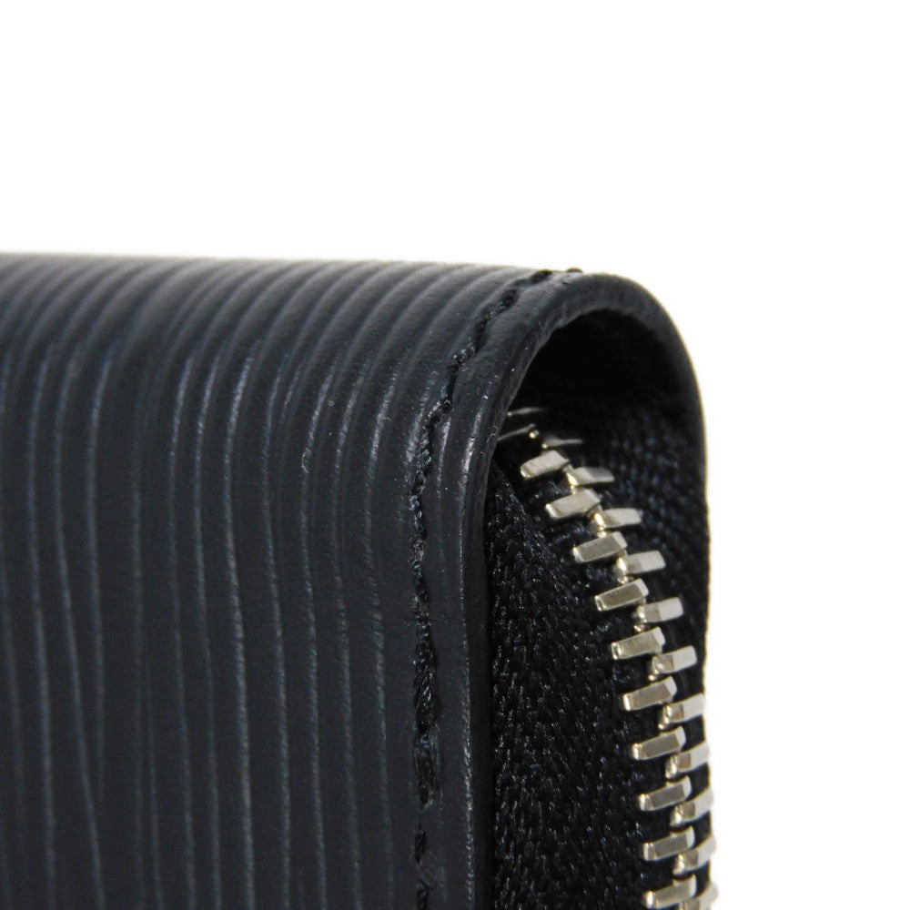 LOUIS VUITTON Long Wallet Purse M60965 Epi Leatherx grained leather (embossed) Noir Epi Zippy Wallet Vertical