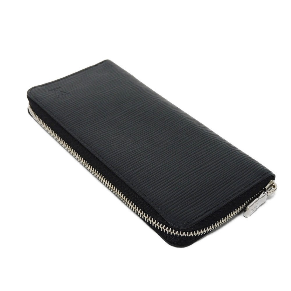 LOUIS VUITTON Long Wallet Purse M60965 Epi Leatherx grained leather (embossed) Noir Epi Zippy Wallet Vertical