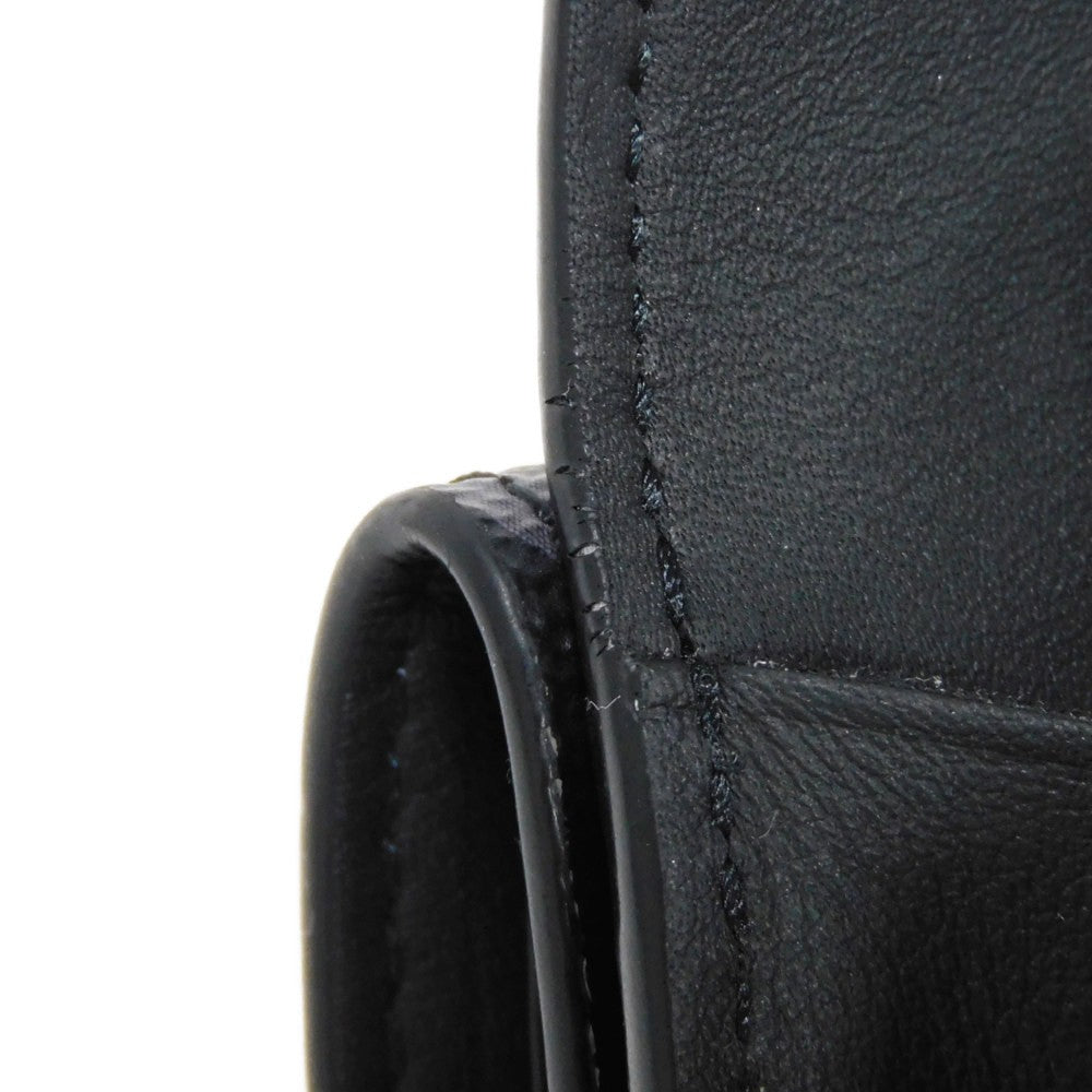 LOUIS VUITTON Tri-fold wallet M45417 Monogram Eclipse Reverse Canvas x Smooth Leather Noir Monogram Eclipse Reverse Discovery compact wallet