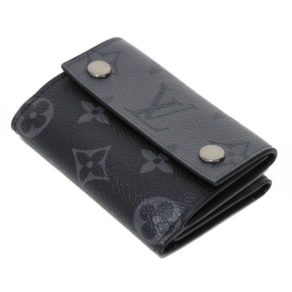 LOUIS VUITTON Tri-fold wallet M45417 Monogram Eclipse Reverse Canvas x Smooth Leather Noir Monogram Eclipse Reverse Discovery compact wallet