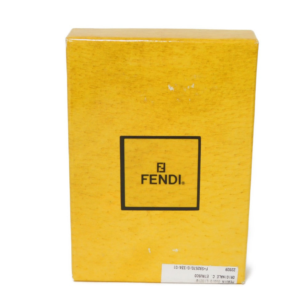 FENDI Coin case fabric Kaiqi FF logo Old Pecan Coin Purse