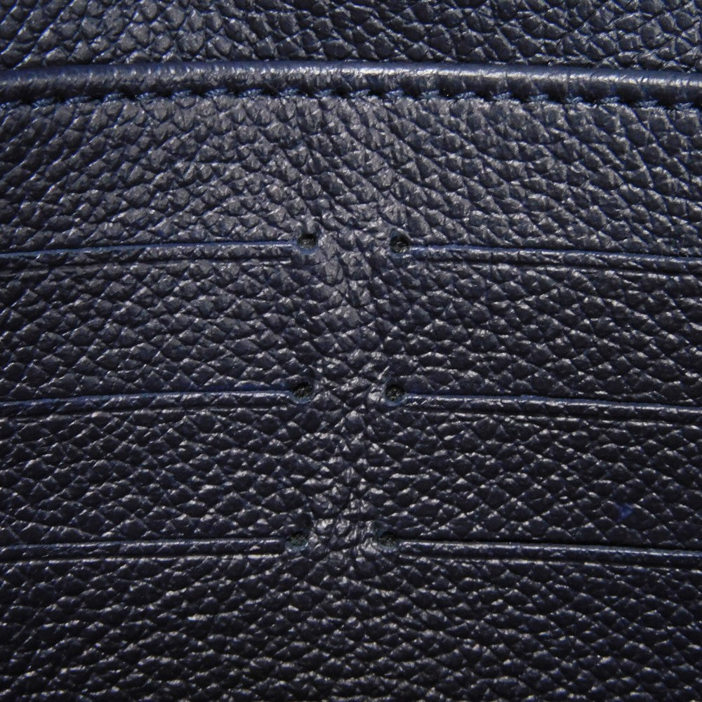 LOUIS VUITTON Long Wallet Purse M62127 Implant leather (monogram embossed) Marine Rouge Monogram Unplant Portefeuille Ponneuf