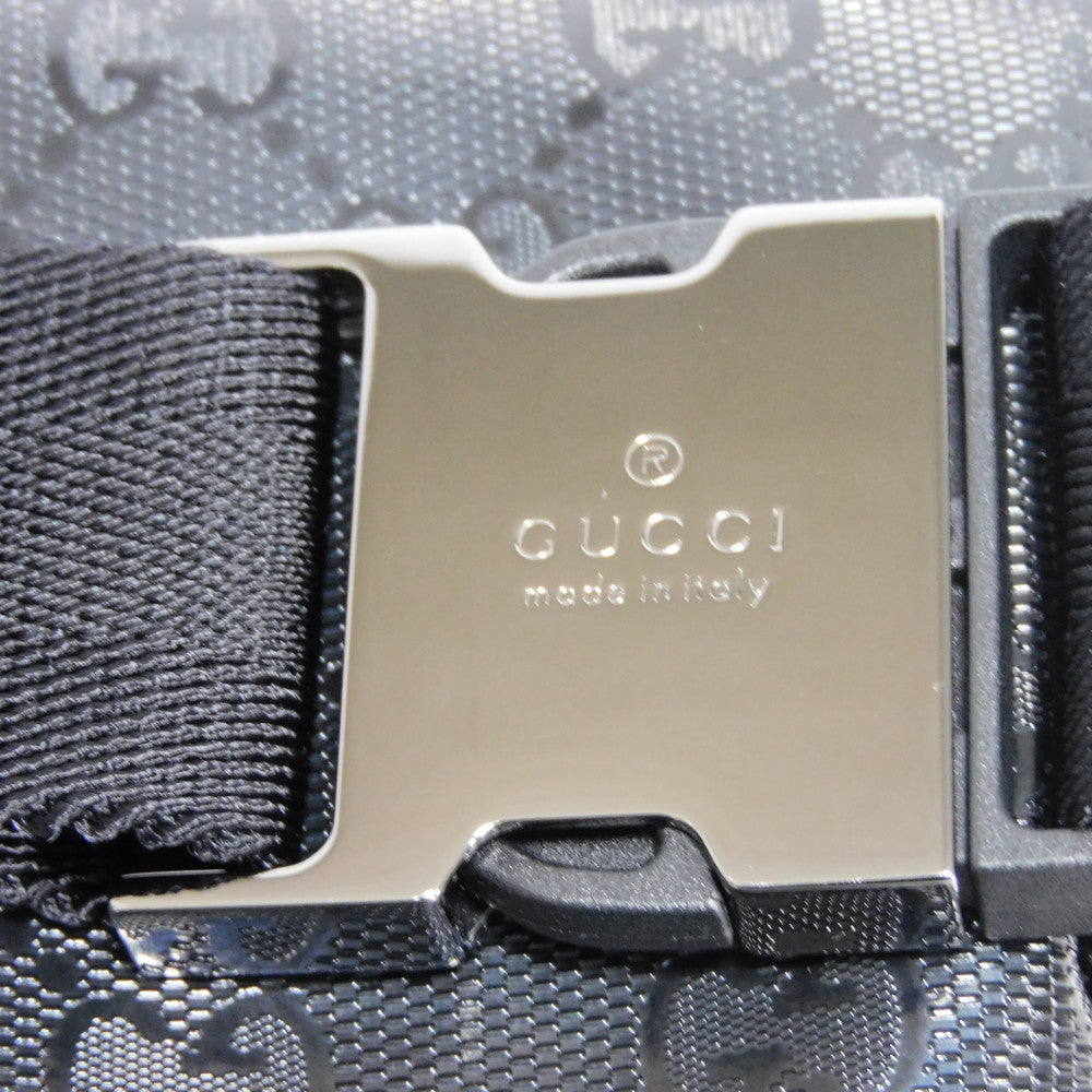 GUCCI Sling bag 233269 GG Imprime Canvas (PVC coating) black Logo embossing GG imprime belt bag
